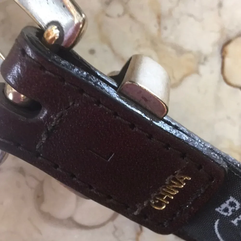 Brighton Brown Braided Leather Belt - Picture 8 of 8